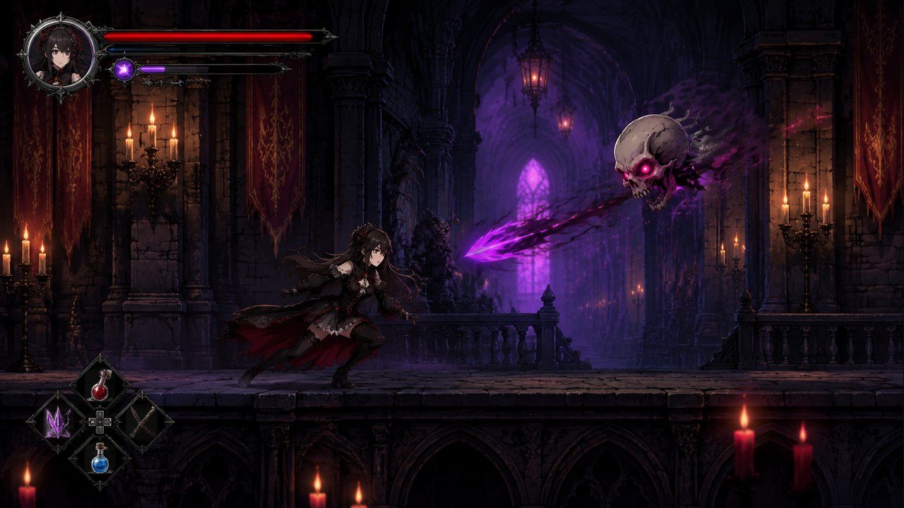 哥特少女勇闯恶魔城2 剧情互动 资料图 6